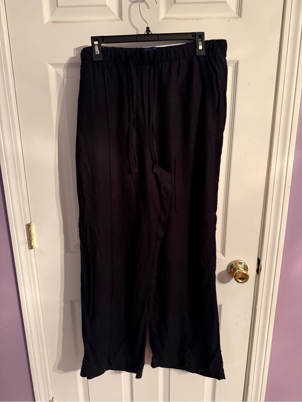 GAP Black Elastic Waist Pants